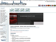 Tablet Screenshot of chromstadt.de